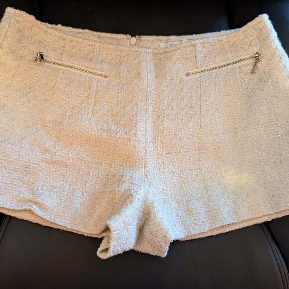 3 Shorts Forever 21 size small & 7th Avenue Design size 0 Stripe flowers gold - Picture 4 of 8